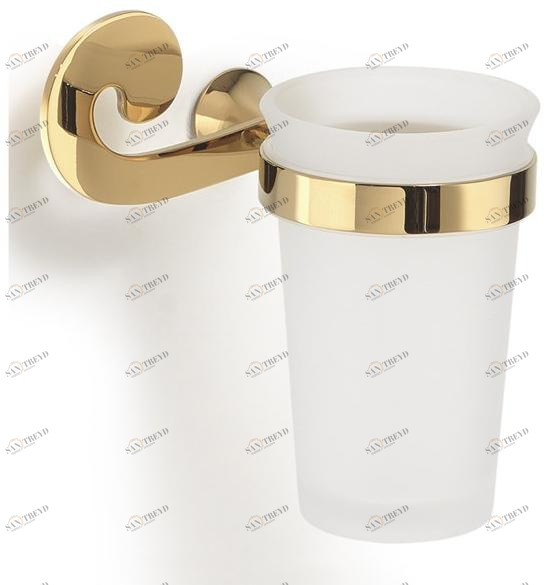 GEDY Настенный стеклянный держатель для зубных щеток Sissi 3310