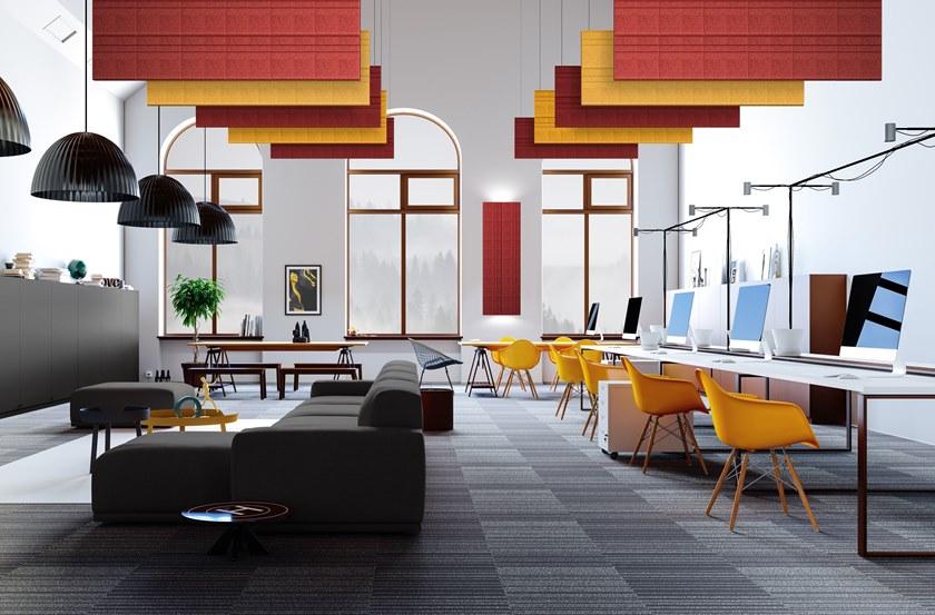 Elitable Подвесная акустическая панель из переработанного материала Silentpure sun-id-1404000 - Вид №2