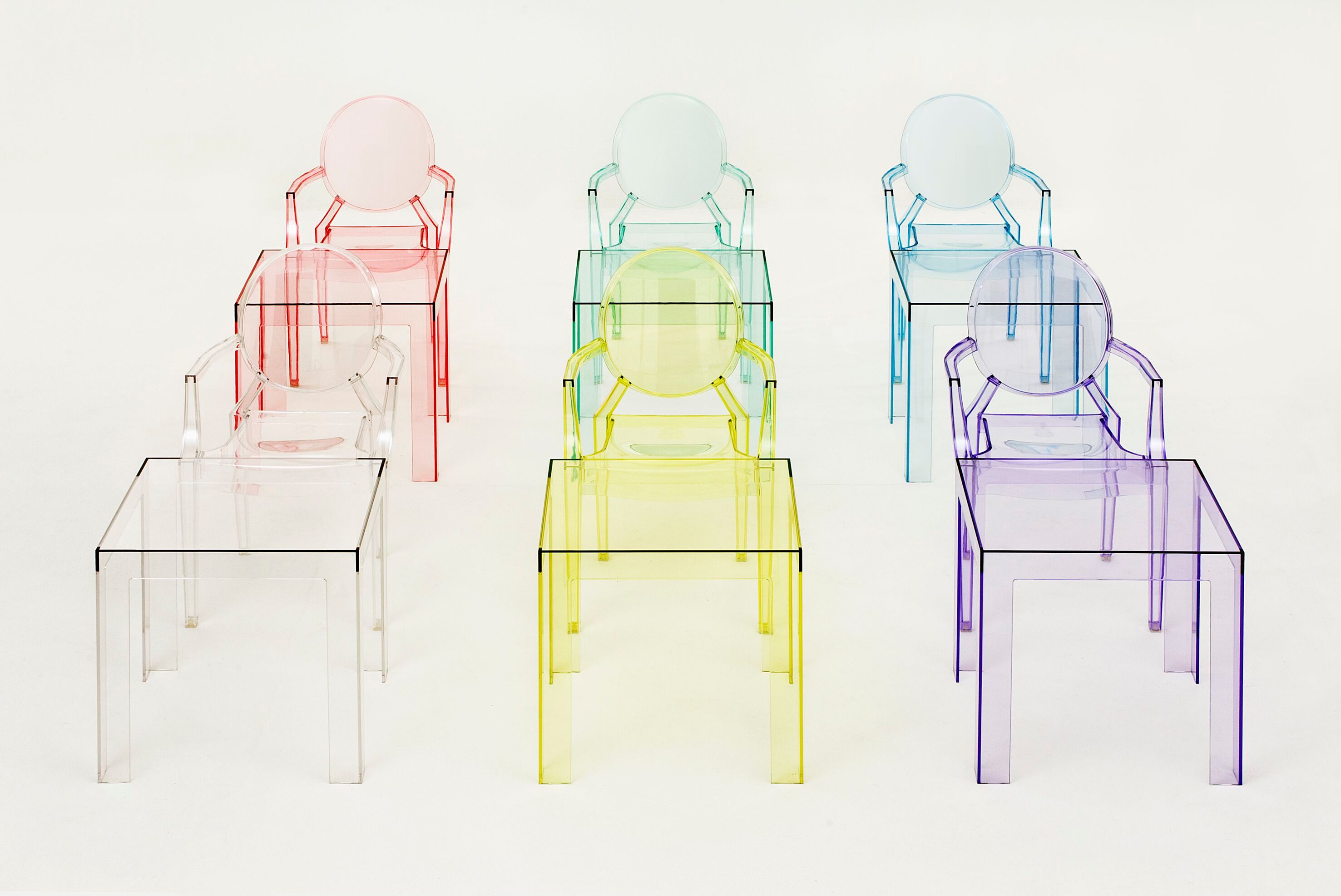 Детский стул из поликарбоната с подлокотниками Kartell Ghost ARCH-00122525 - Вид №6