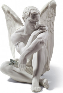 10669093 LLADRO Фигурка Lladro "Ангел-хранитель" 40х28см Фарфор