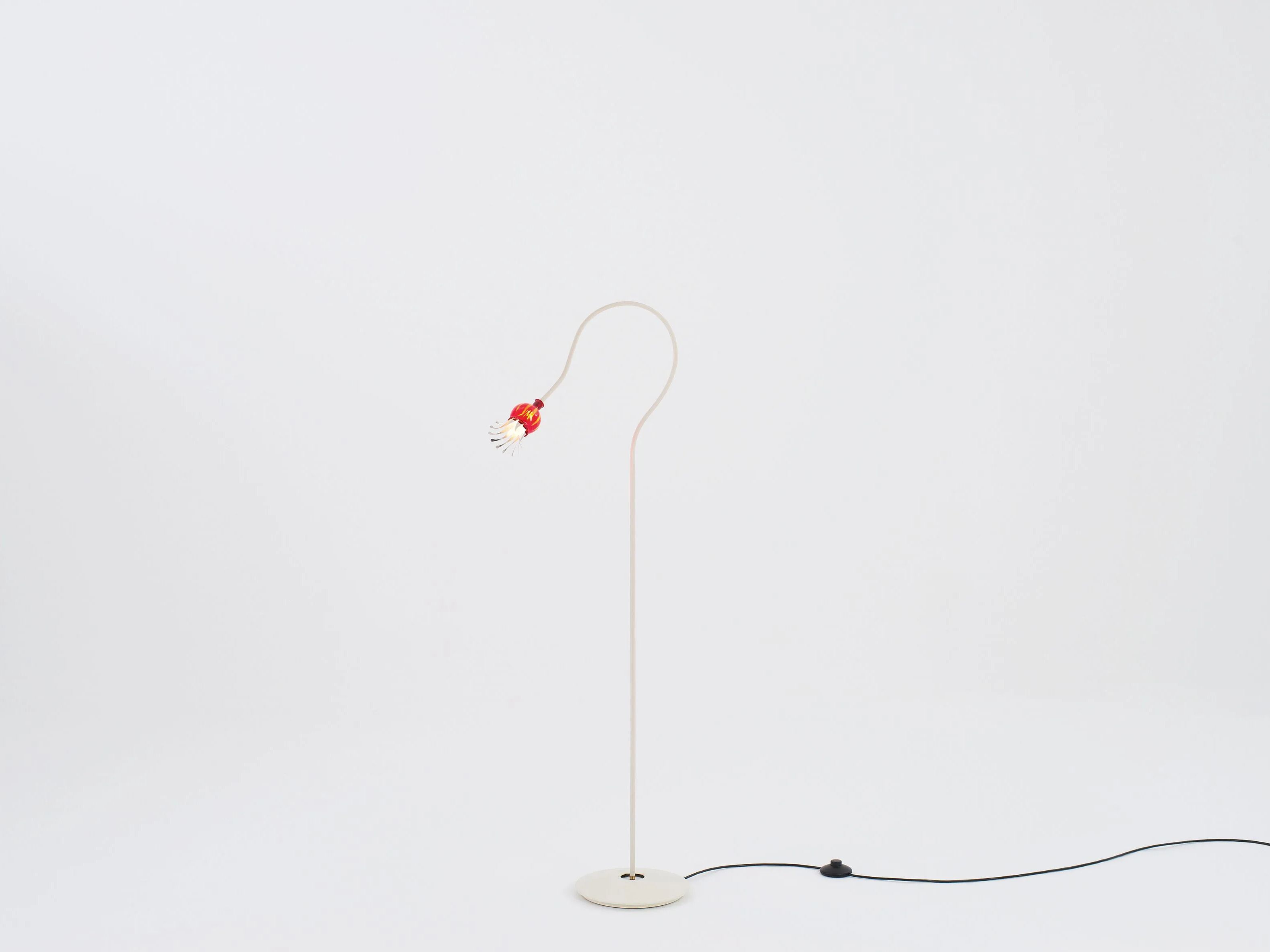 Алюминиевый и стеклянный светодиодный торшер с гибкой рукояткой serien.lighting POPPY ARCH-00021805 - Вид №8