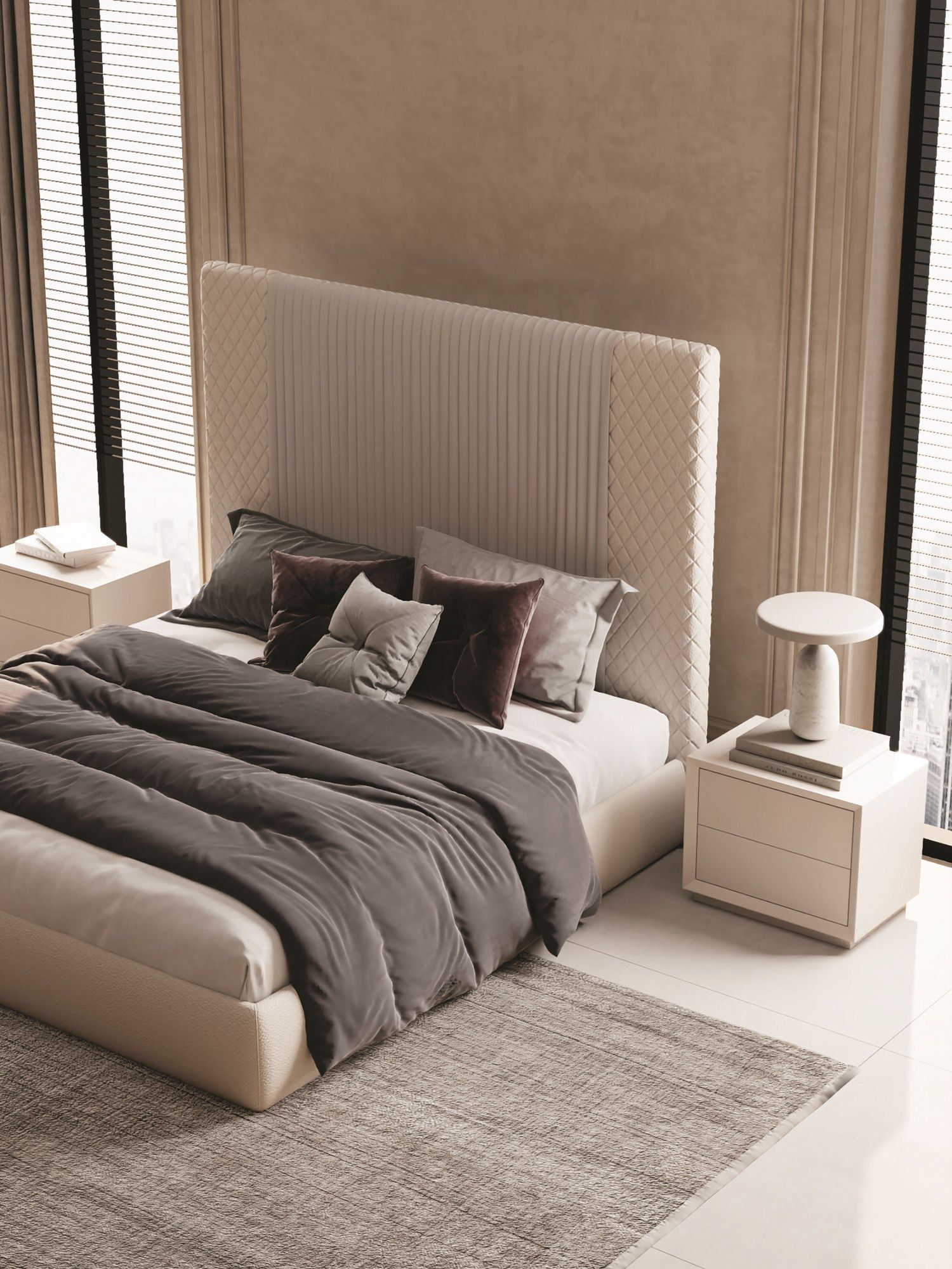 Деревянная прямоугольная тумбочка CASA +39 Moon ARCH-00140347 - Вид №3