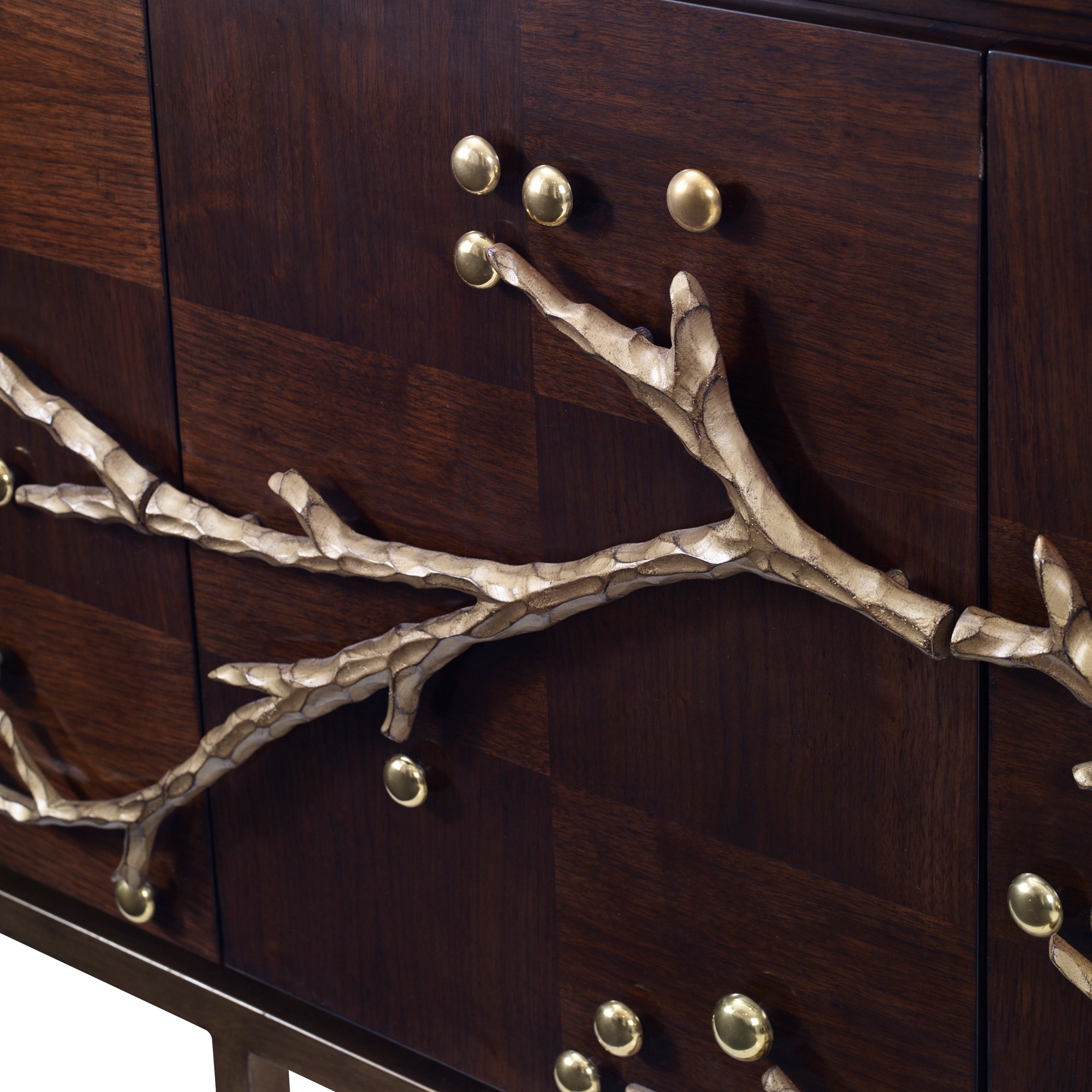 Шкафы 06809-820-002 Cherry Blossom Media Cabinet - Walnut Ambella  - Вид №3