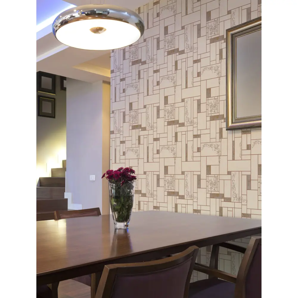 Обои виниловые Home Color Ceramica бежевые 0.53 м 510-21 17122565 STLM-2113837 - Вид №3