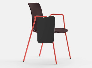 Полипропиленовый стул для конференций с подлокотниками