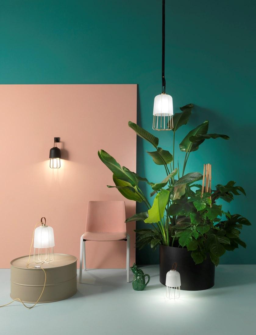 ZAVA Настольная светодиодная лампа из железа и стекла Medù sun-id-1448675 - Вид №1