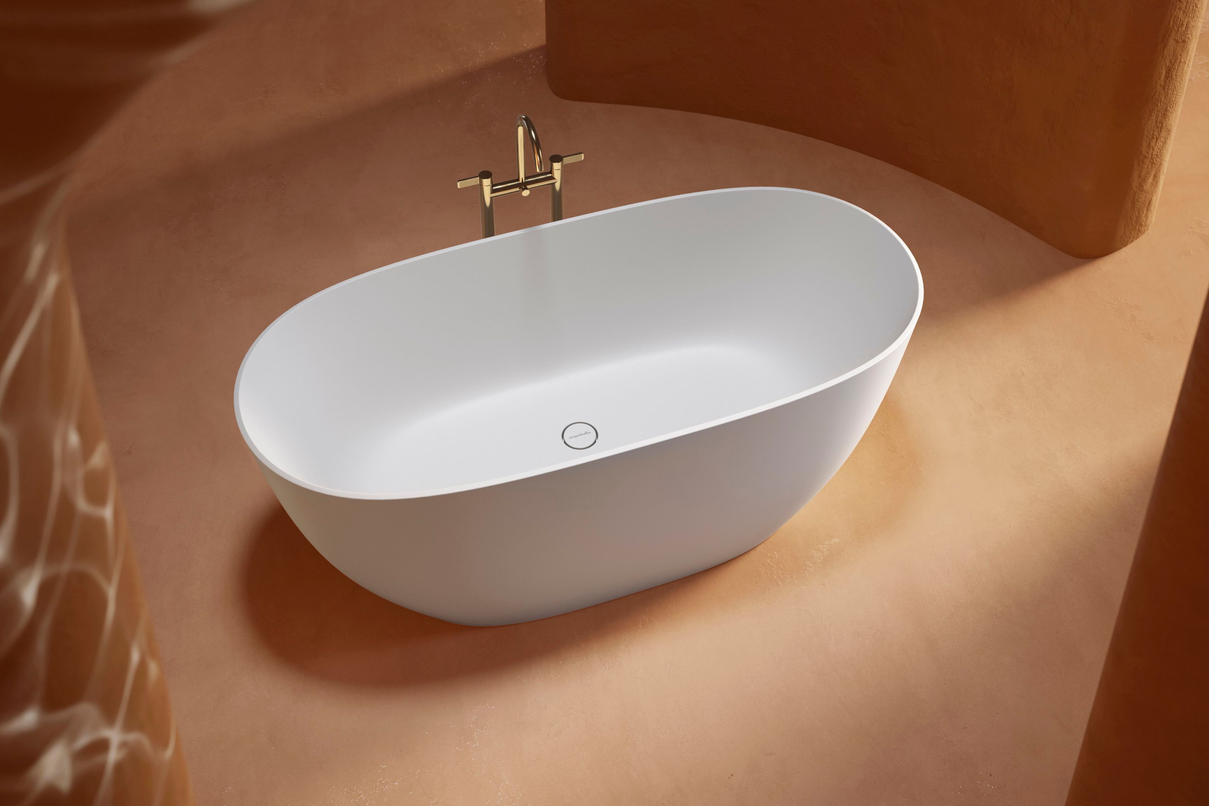 Овальная ванна в центре комнаты в Dolotek© Acquabella Acquawhite ARCH-00100201 - Вид №1