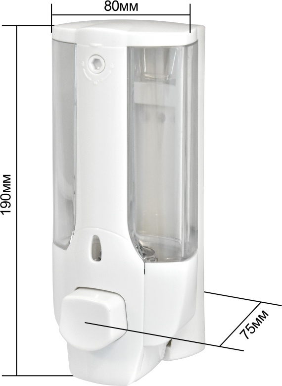 2516.071 Дозатор для жидкого мыла пластиковый Solinne Puff  - Вид №8