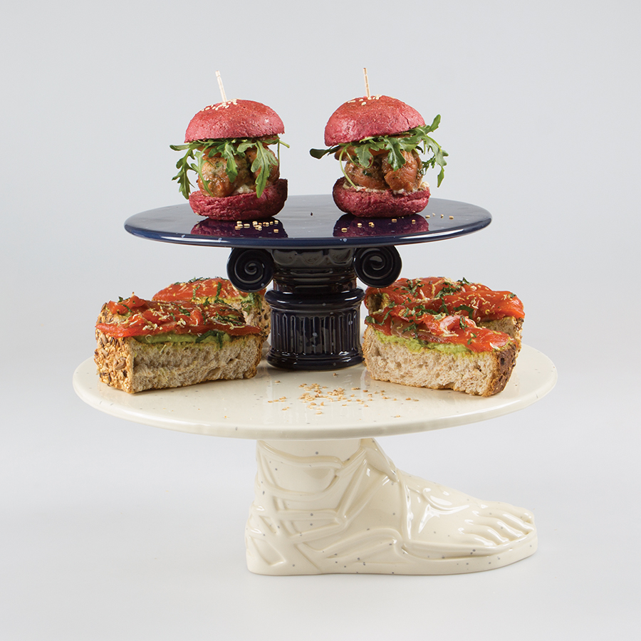 Подставка-столик керамическая Hestia белая Doiy DYHESSKWH - Вид №2