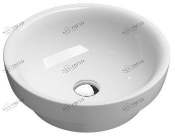 903411 Подвесная раковина настенная овальная GSI ceramica Sand белая