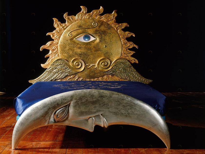 Mirabili Двуспальная кровать из дерева Mirabili arte d'abitare sun-id-1504162