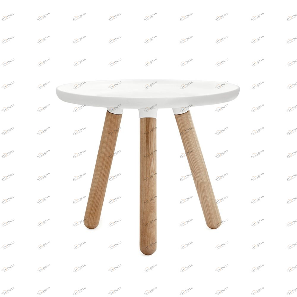 Стол Tablo маленький 42 x D50 cm, белый Normann Copenhagen 602100