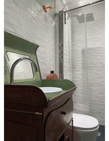 499100 000 00  Душевая колонна, готовая к укладке плитки Bati'douche, высокая насадка, ручной душ и насадка в комплекте Valentin  - Вид №3