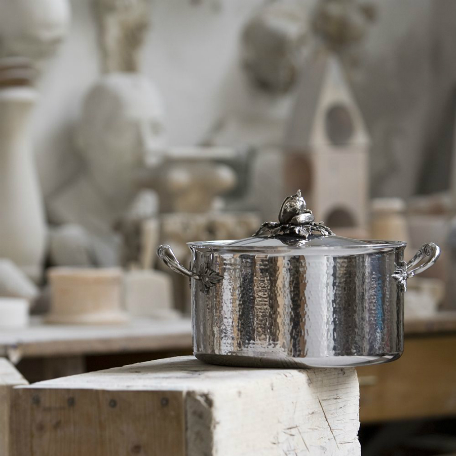 Кастрюля Opus Prima OPA2614X, с крышкой, нержавеющая сталь, Ø26 см, 8 л Ruffoni D26RUFFONI - Вид №1