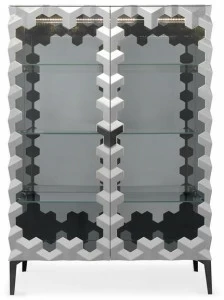 Jetclass Лакированная витрина со встроенной подсветкой Triny Jtn211