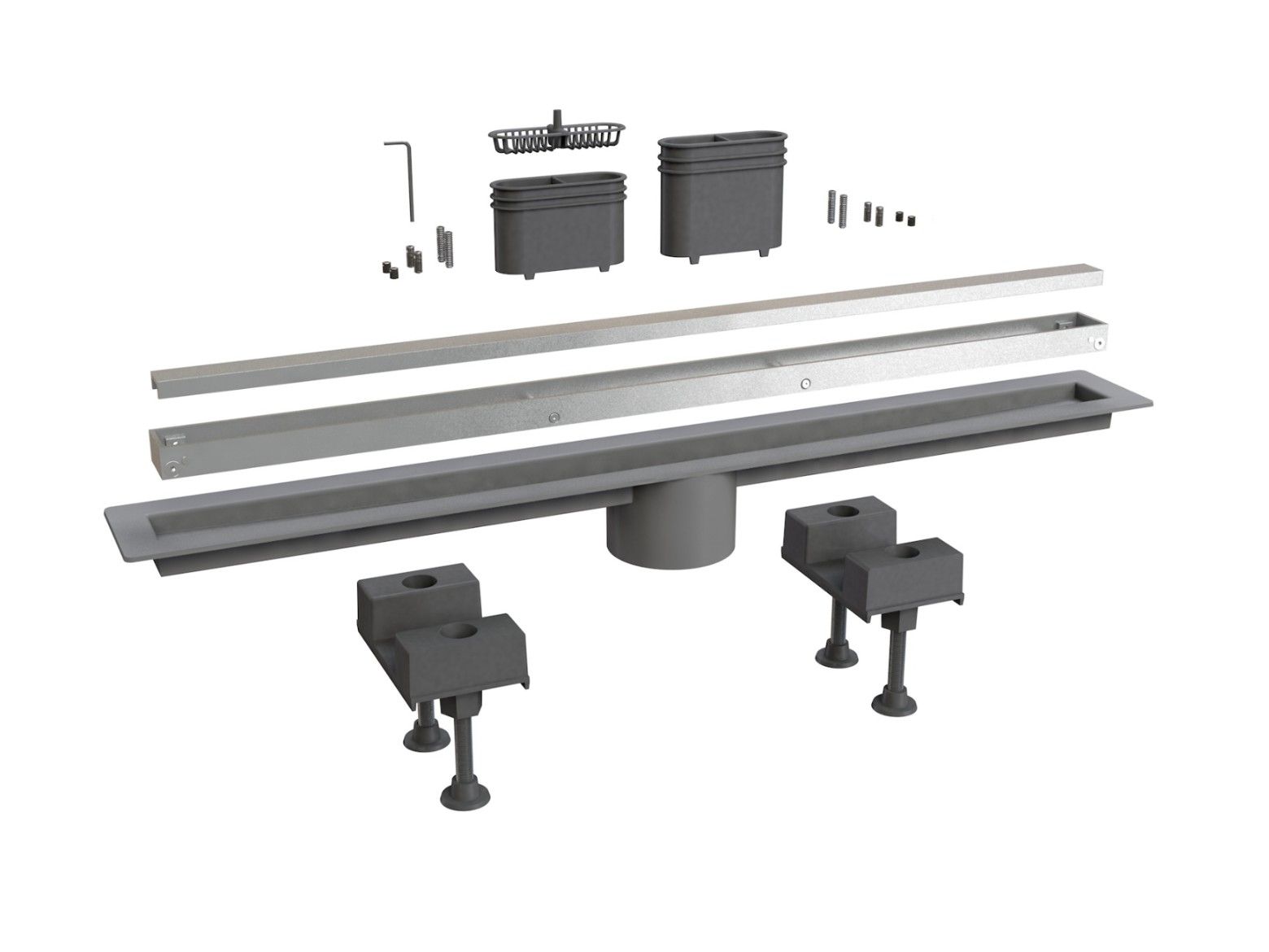 Алюминиевый слив для душа Bonomini Canalissima ARCH-00130062 - Вид №1