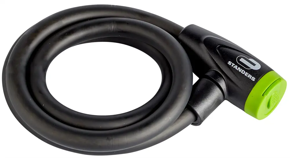 Велосипедный замок Standers с защитным тросом 12 мм 82247316