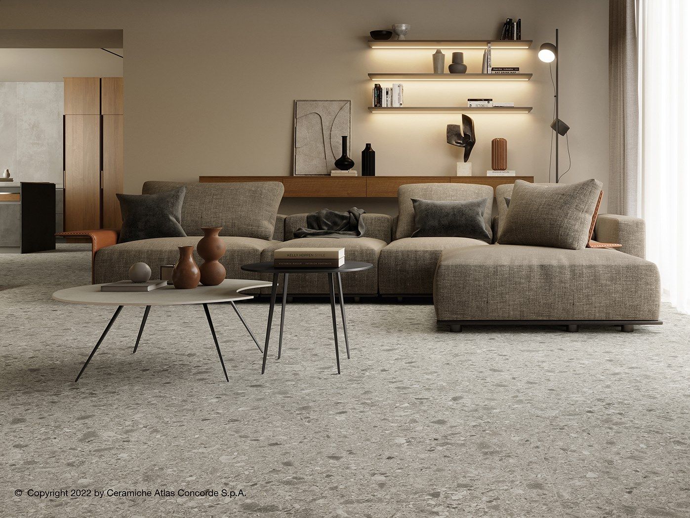 Пол / облицовка керамогранита с эффектом камня для внутреннего и наружного применения Atlas Concorde Boost Mix ARCH-00023665 - Вид №16