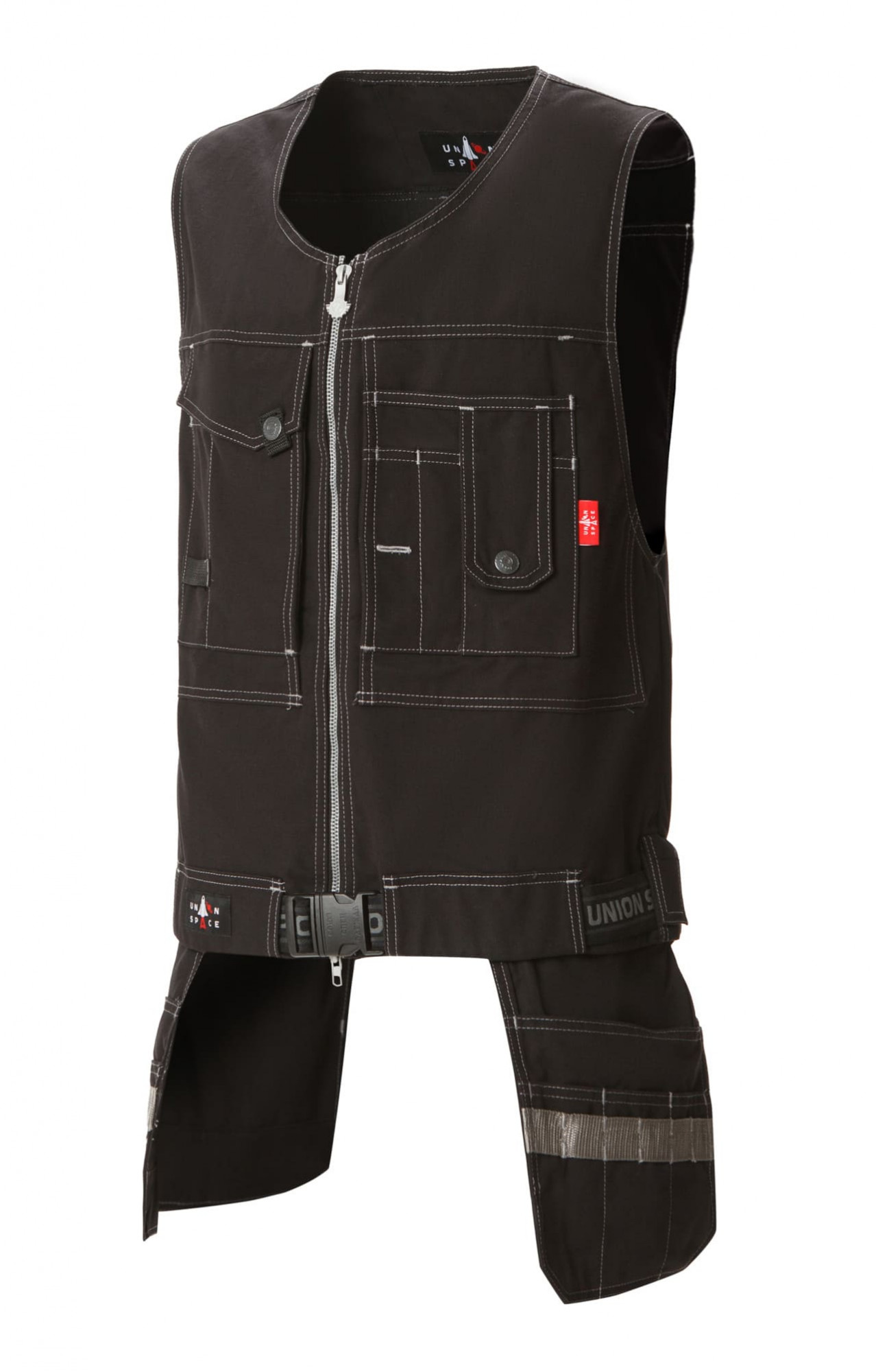 62597 Жилет  черный Union Space  Летняя спецодежда  размер 44-46 