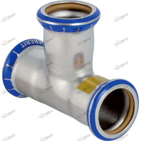 GEBERIT 34032 Тройник равнопроходной Geberit Mapress из нержавеющей стали (газ) 