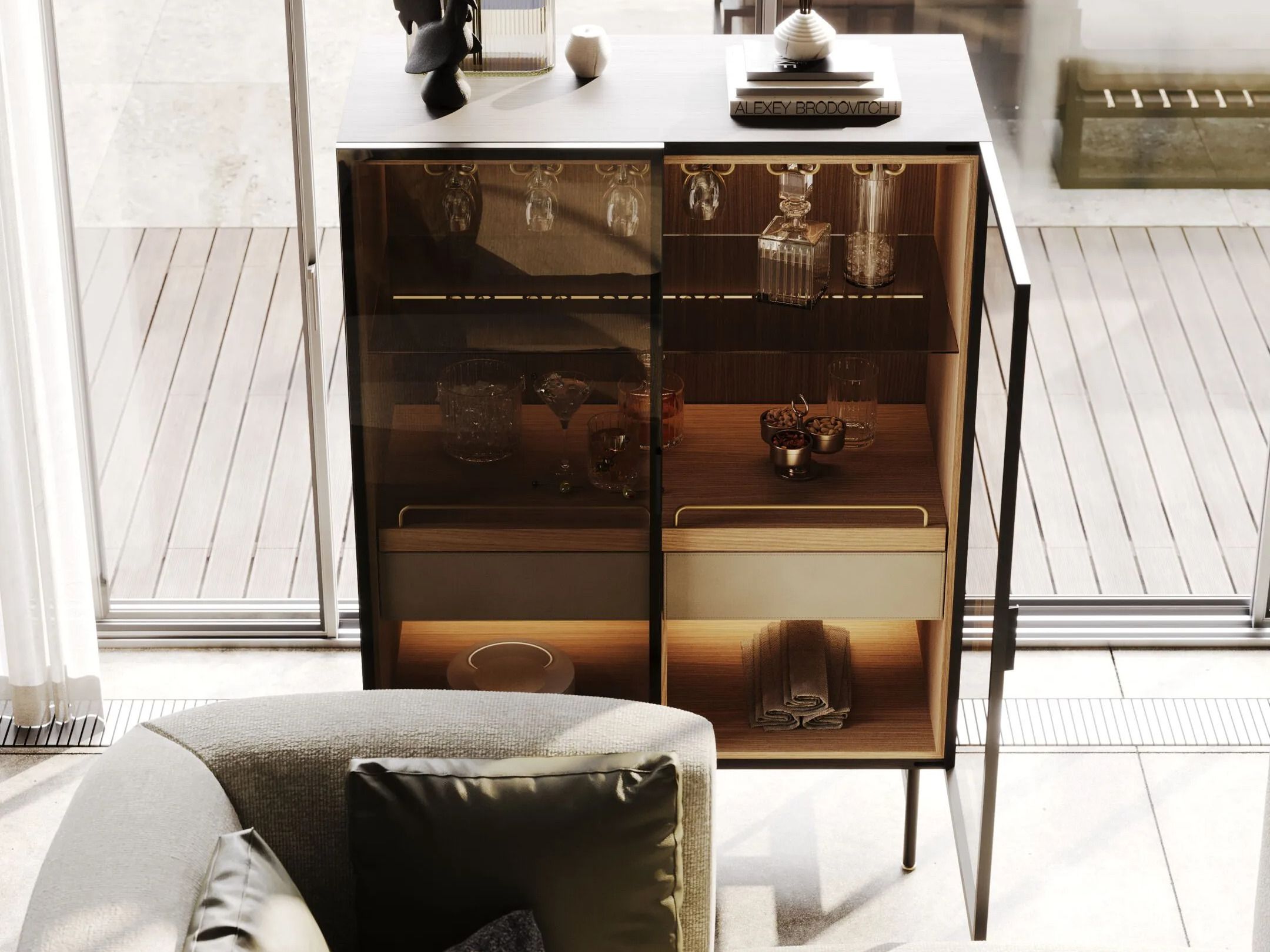 Мобильный бар Laskasas холст ARCH-00017829 - Вид №3