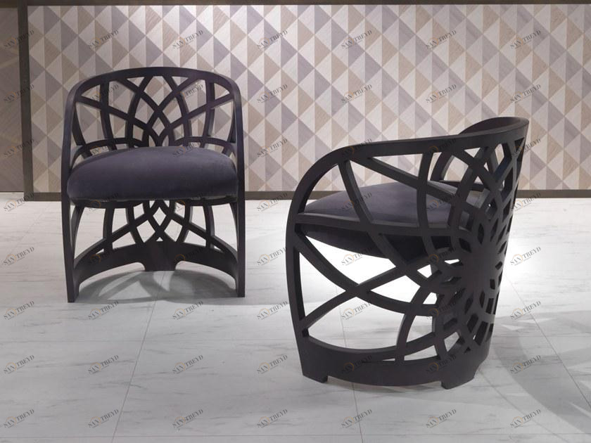 Carpanelli Мягкое кресло с подлокотниками Optical skin Se54