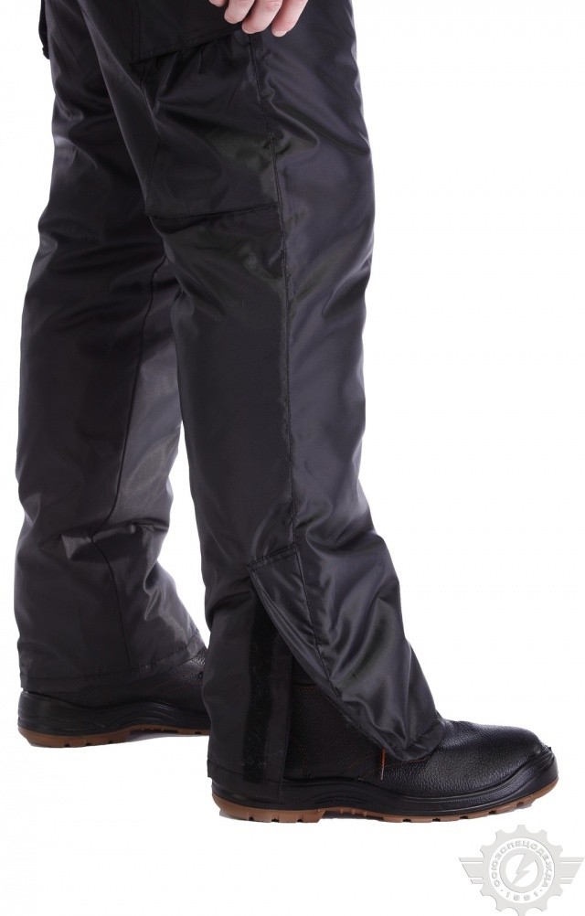 65003 Брюки непромокаемые зимние черные  Зимняя спецодежда  размер 52-54/182-188  - Вид №5