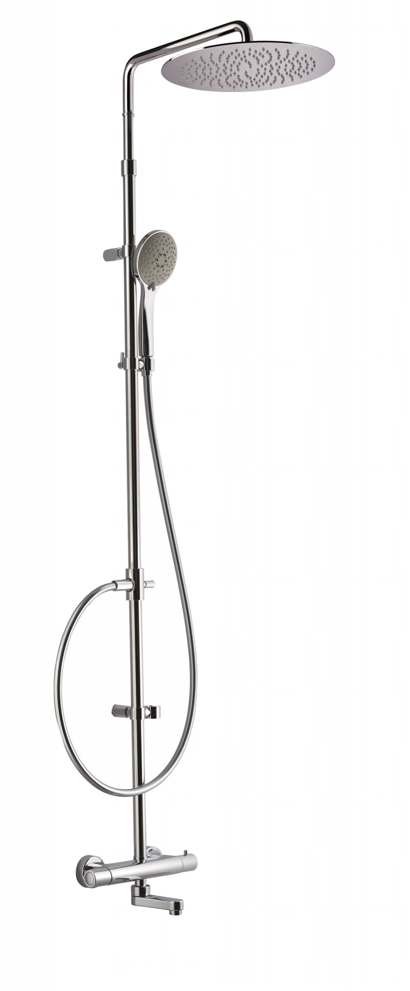 00-1962-N-CR CARIMALI Телескопическая ванна Rigoletto, душевая лейка MySlim 