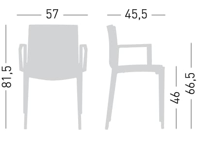 Мягкий стул с подлокотниками GABER Clipperton ARCH-00055950 - Вид №4