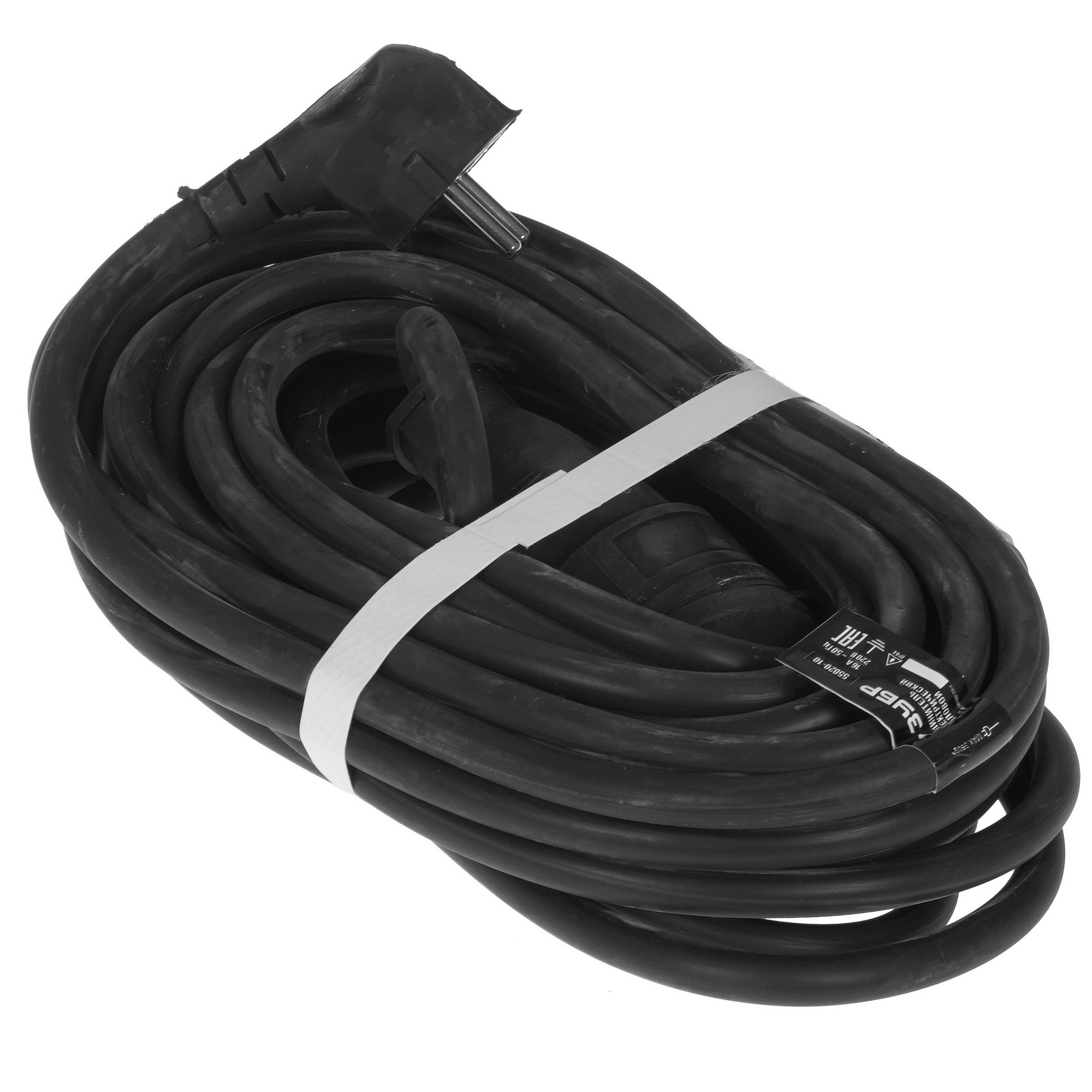 Удлинитель силовой Зубр 55020-10 черный 5319902 STDN-0005010