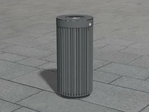 BENKERT BANKE Контейнер для мусора из нержавеющей стали с пепельницей Litter bin