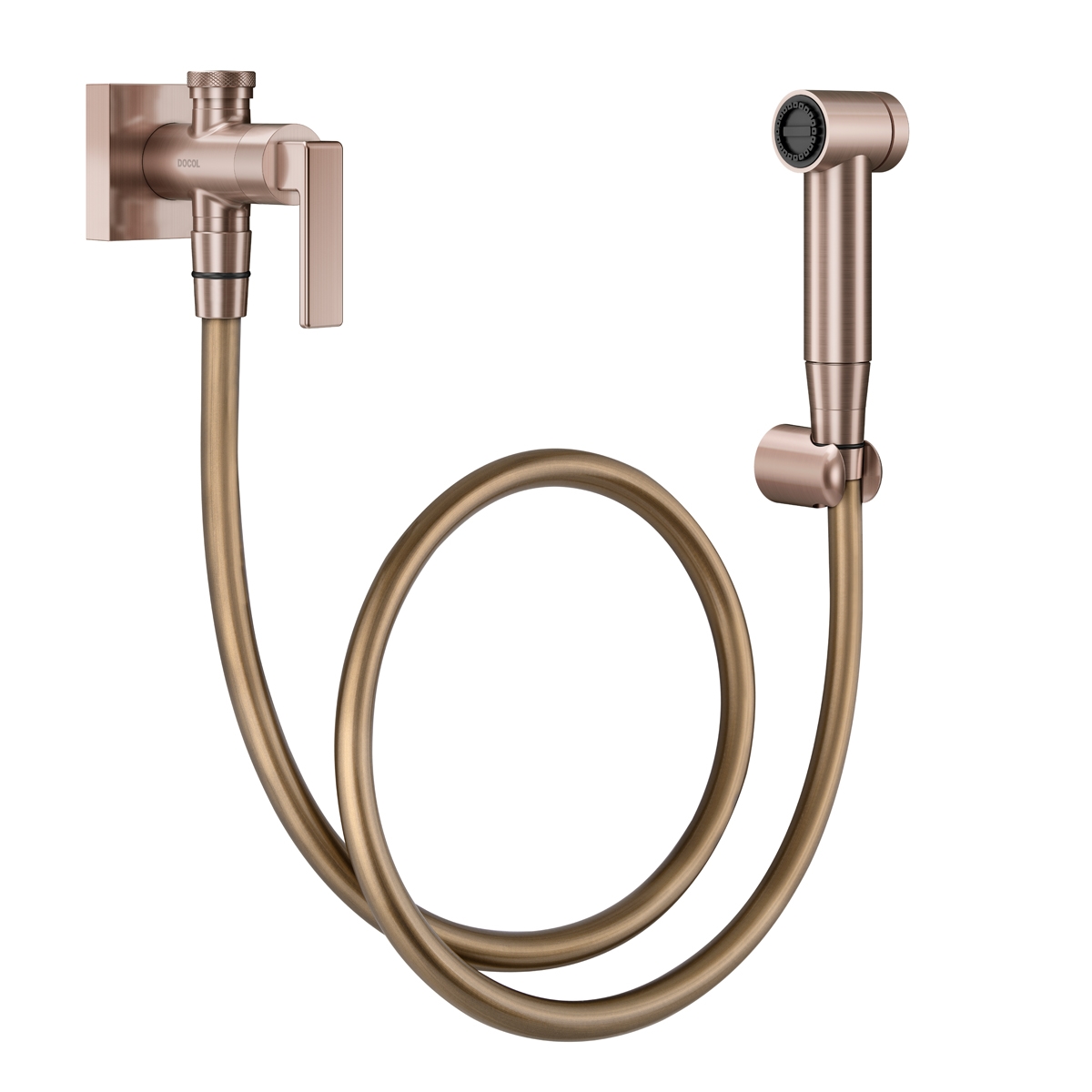 00823769 Гигиенический душ с регистрацией и полированным медным краном Docol DOCOL STILLO 