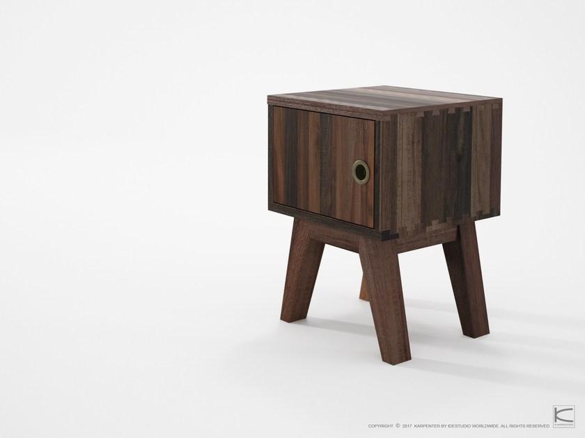 KARPENTER Квадратная прикроватная тумба из вторичного дерева Brooklyn Bf29-mh - Вид №3