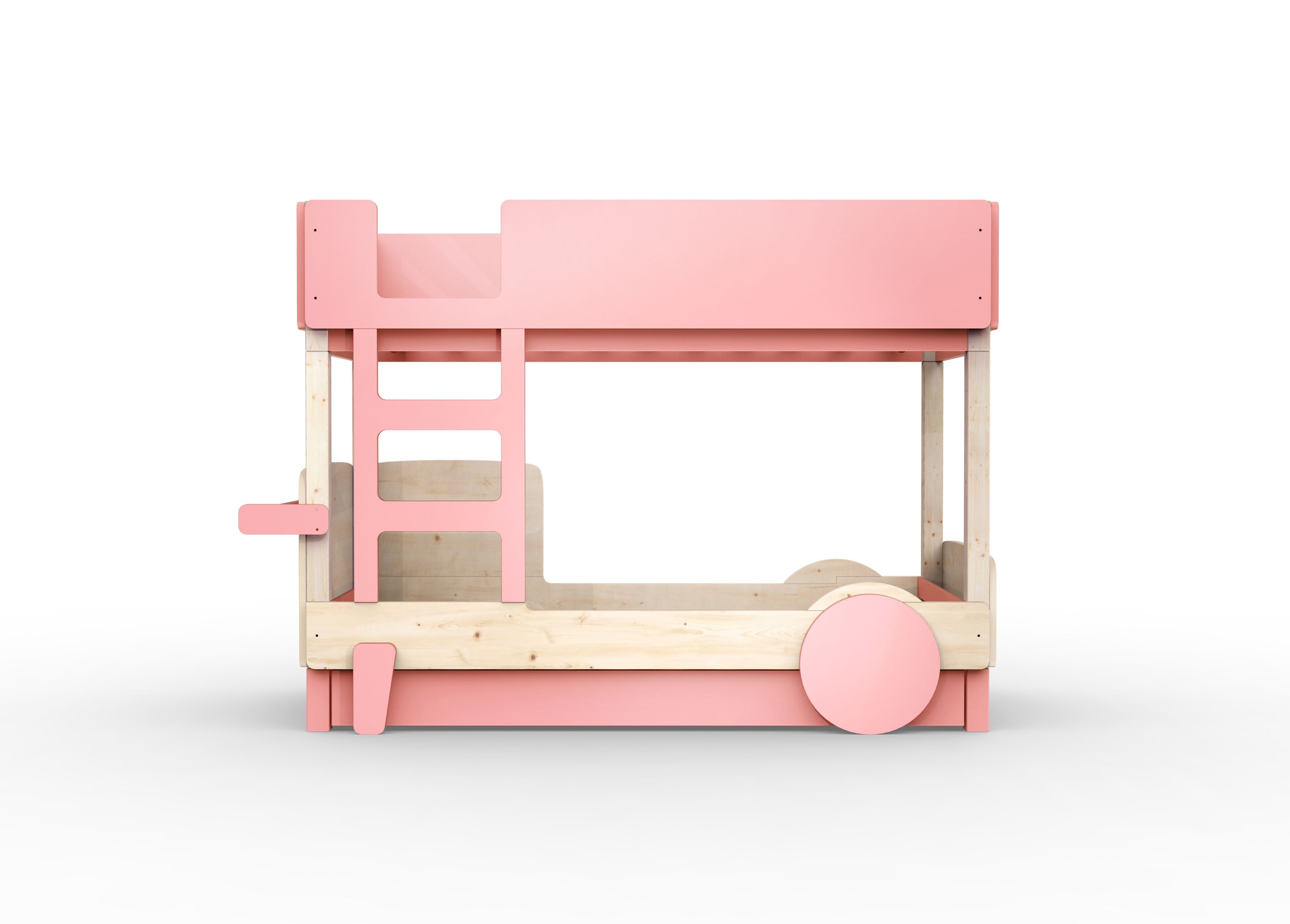 Деревянная двухъярусная кровать с выдвижной кроватью Mathy by Bols ARCH-00048116 - Вид №25