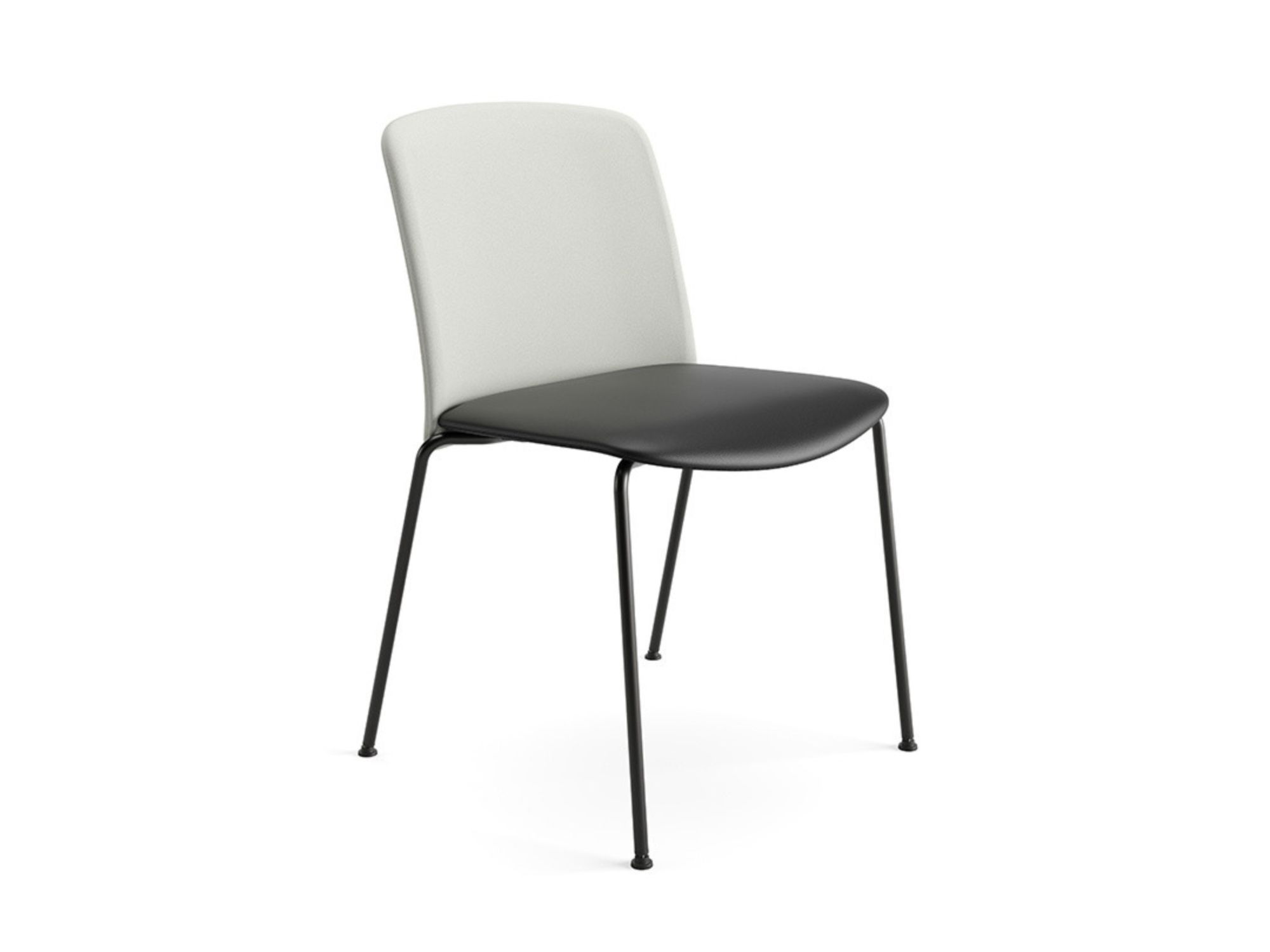 Кожаный и тканевый стул с металлическими ножками Arper Mixu 02 ARCH-00054024 - Вид №2