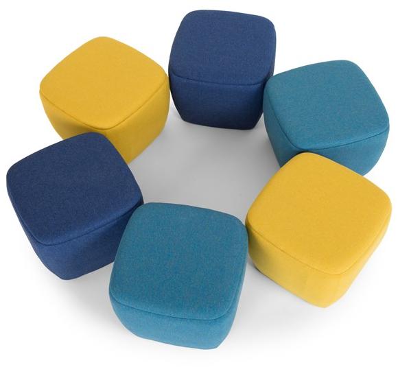 True Design Пуф из квадратной ткани с обивкой Arca Aa t000 - Вид №1