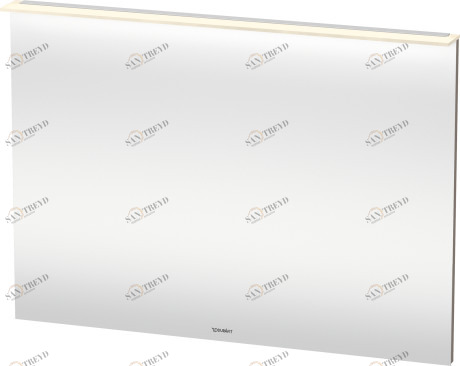 XL749604343 Зеркало с подсветкой X-Large #XL7496 1200 x 36/105 мм Базальт матовый, декор Duravit