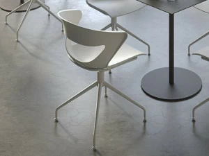 Kastel Кресло на эстакаде из пластика с открытой спинкой Kicca