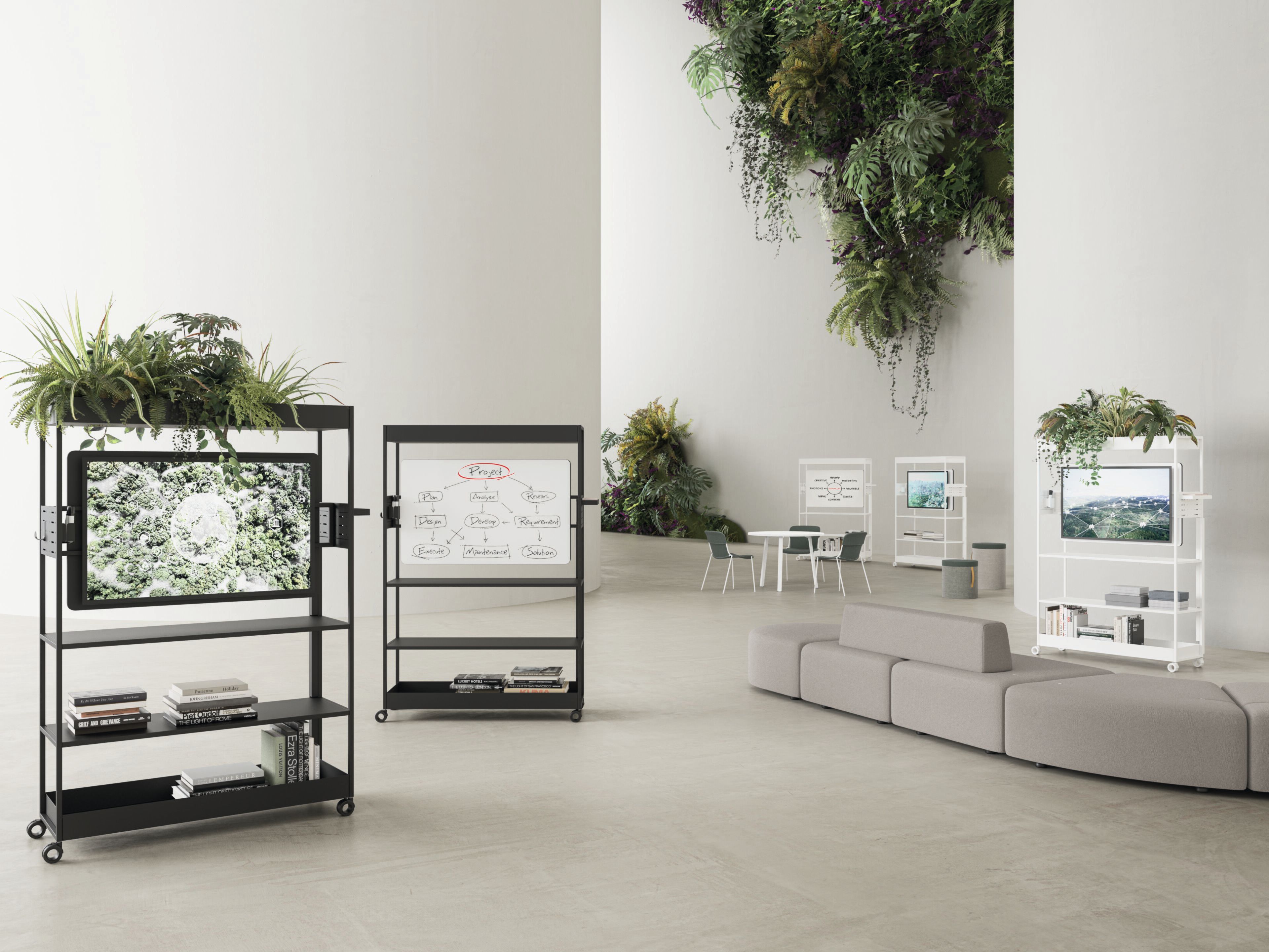 Металлические офисные перегородки DVO DV420-MOBILE WALL ARCH-00043685 - Вид №1