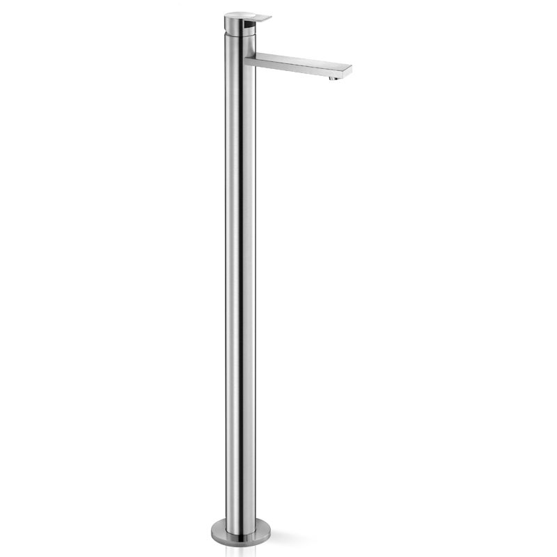 TEK 060 Смеситель Для Умывальника На Колонке Linki TEK Сатиновая Сталь TEK 060 S 211