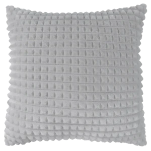 Подушка Плюш 40x40 см цвет серый