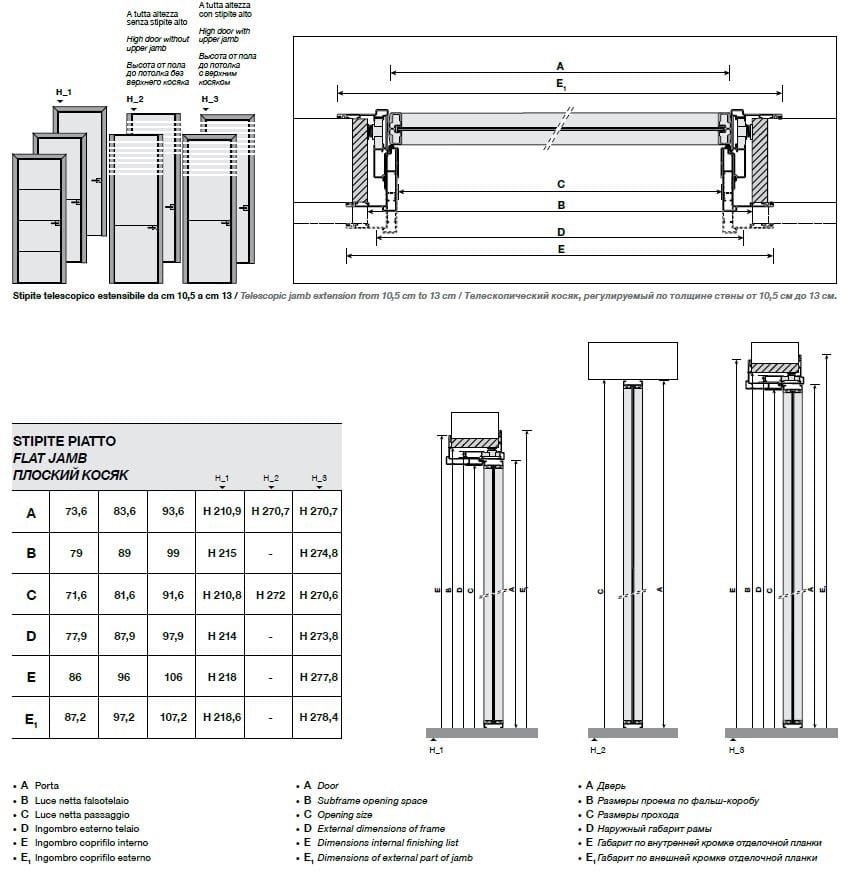 Стеклянная распашная дверь Longhi Aluminiun Chic-Doors ARCH-00070494 - Вид №6