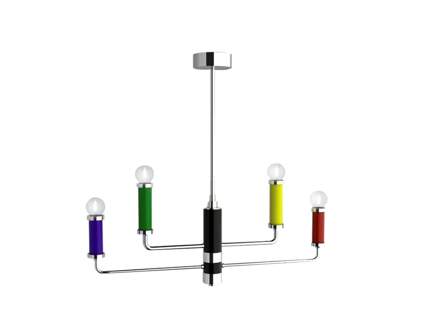 Металлический светодиодный подвесной светильник Lampex Italiana Lumen ARCH-00106751