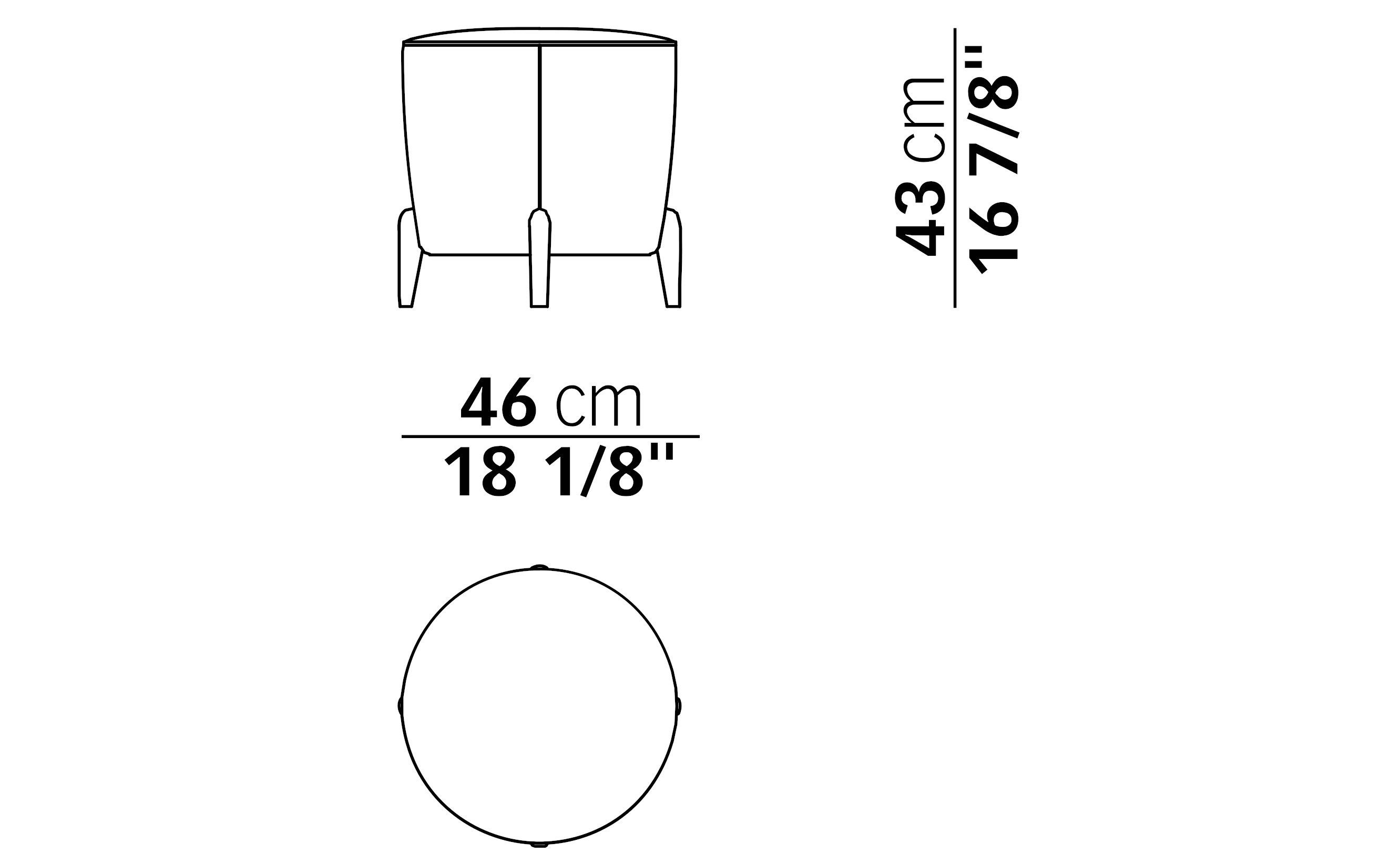 Круглый пуф CASA Allover ARCH-00143815 - Вид №2