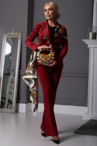 10660473 Хохломская Роспись Набор подарочный Хохломская Роспись "Аленький цветочек" Шелк