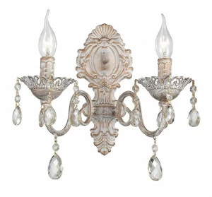 Бра ST Luce Splendi SL139.501.02 ST LUCE СВЕЧА 077435 Бежевый;прозрачный;серебро