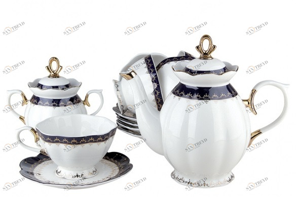 Чайный сервиз Cobalt КОРАЛЛ COBALT 029656 Белый