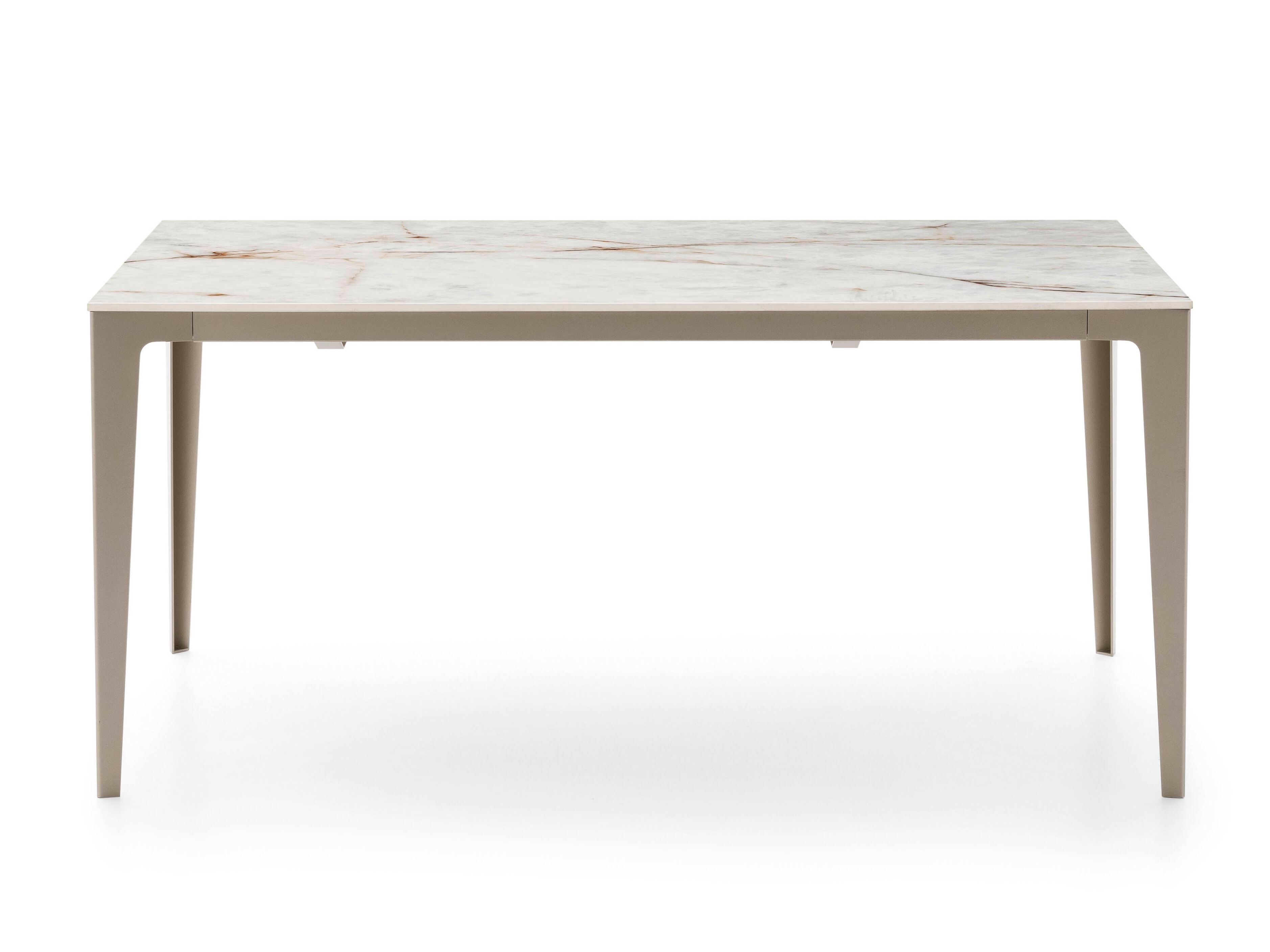 Металлический прямоугольный выдвижной стол с керамическим верхом Alf DaFrè JAG ARCH-00083946