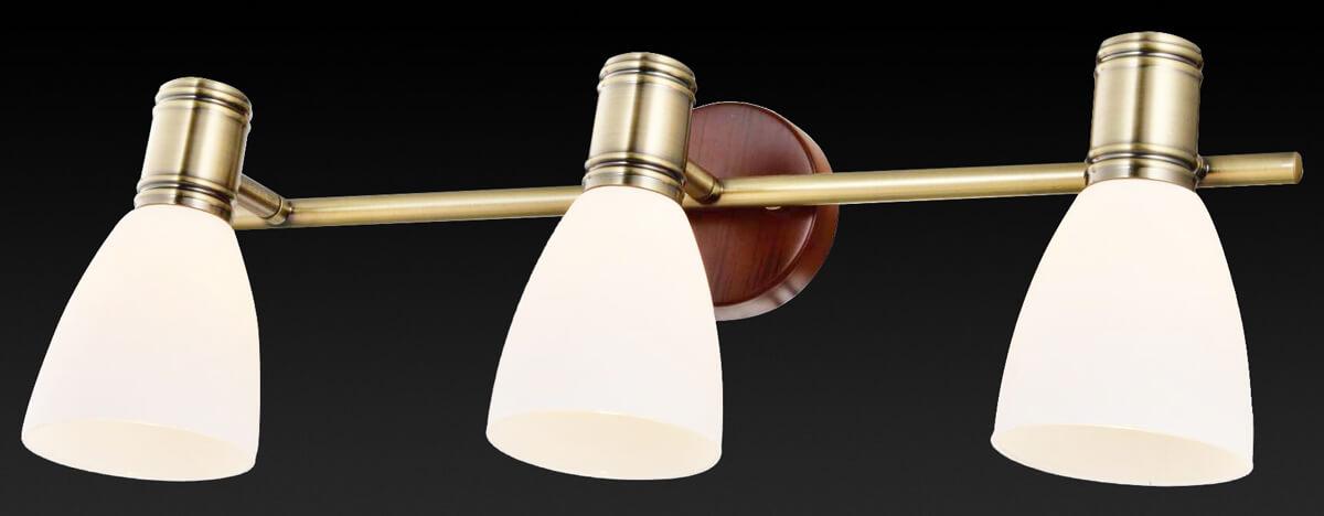 Спот настенный на 3 лампы белый Sharyl TL3720Y-03BB TOPLIGHT SHARYL 00-3924197 Белый;золото  - Вид №1