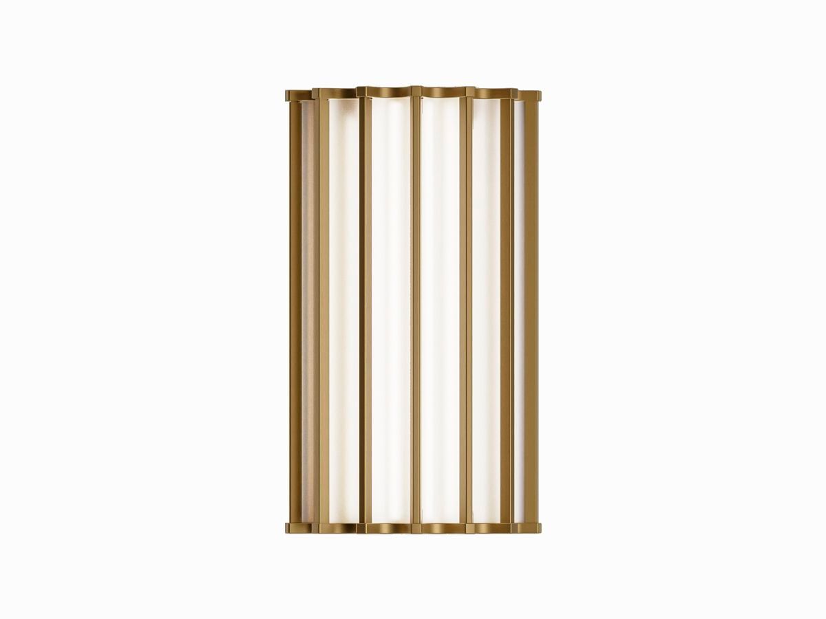 Алюминиевый и стеклянный светодиодный настенный светильник Panzeri Рим ARCH-00118143